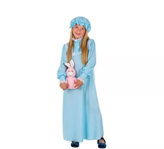 Déguisement bleu de grand-mère pour fille