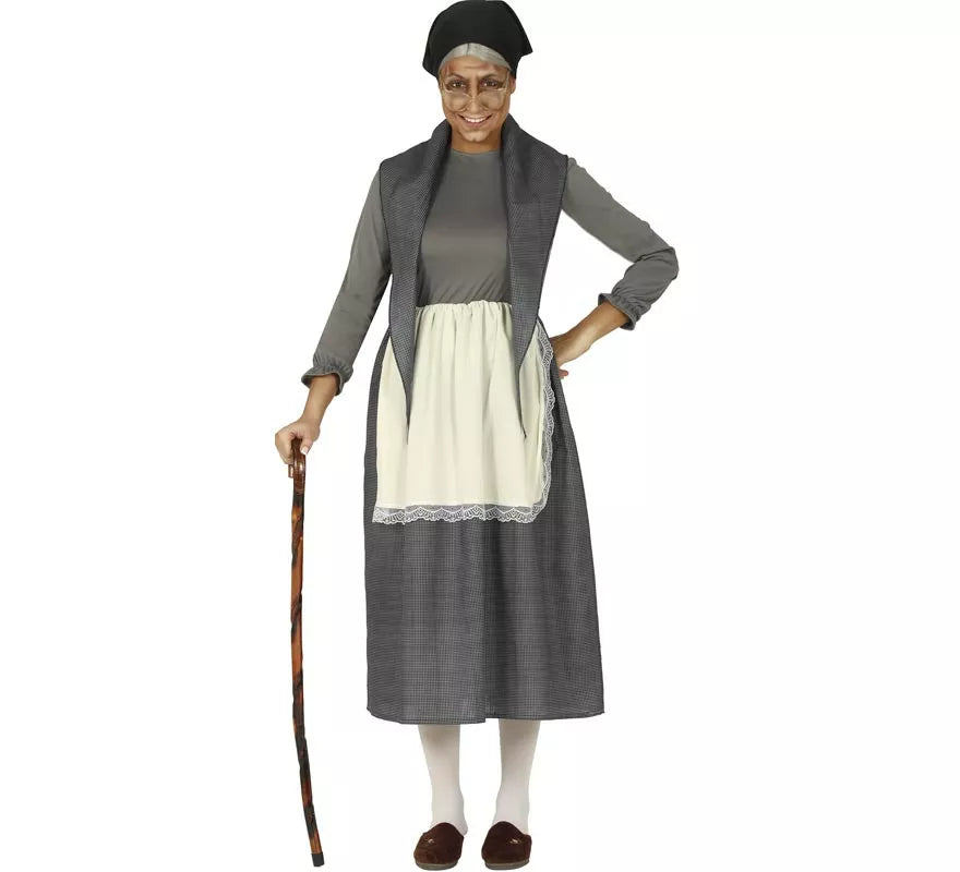 Translation missing: fr.Disfraz de Abuela Gris para mujer