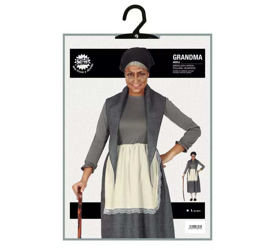 Translation missing: fr.Disfraz de Abuela Gris para mujer