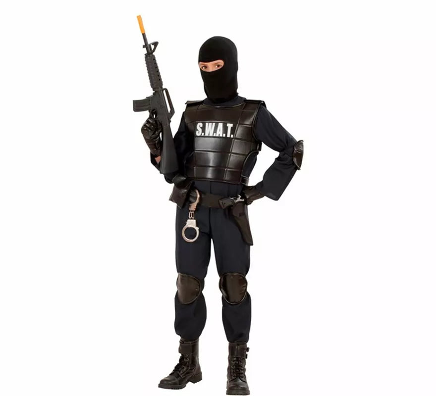 Translation missing: fr.Disfraz de Agente Policía SWAT para niño