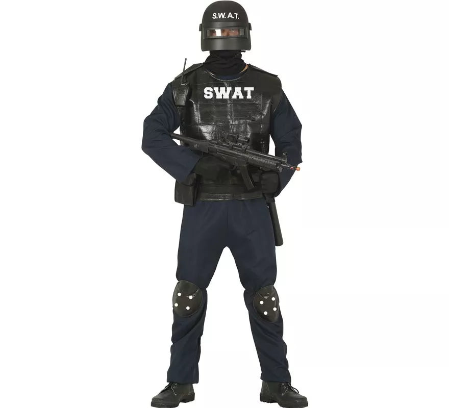 Translation missing: fr.Disfraz de Agente Swat para hombre