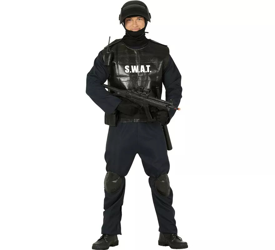 Translation missing: fr.Disfraz de Agente Swat para hombre