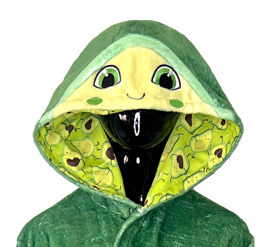 Disfraz Albornoz Agustín Aguacate para niños