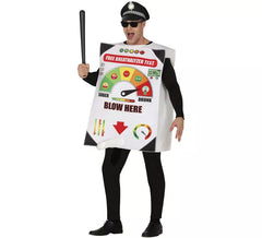 Costume d'éthylotest pour homme