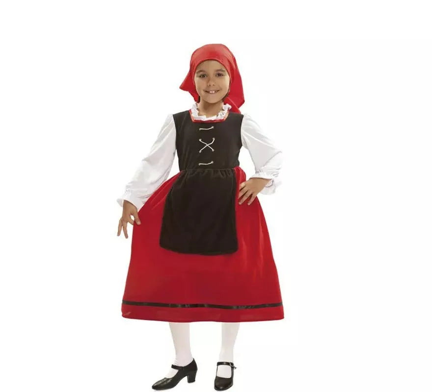 Translation missing: fr.Disfraz de Aldeana o Pastora para Niña