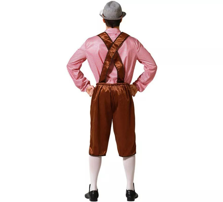 Disfraz de Alemán Tradicional Marrón para hombre