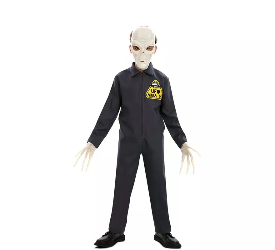 Translation missing: fr.Disfraz de Alien Área 51 para niño