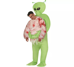 Costume d'Alien Vert Gonflable pour Homme