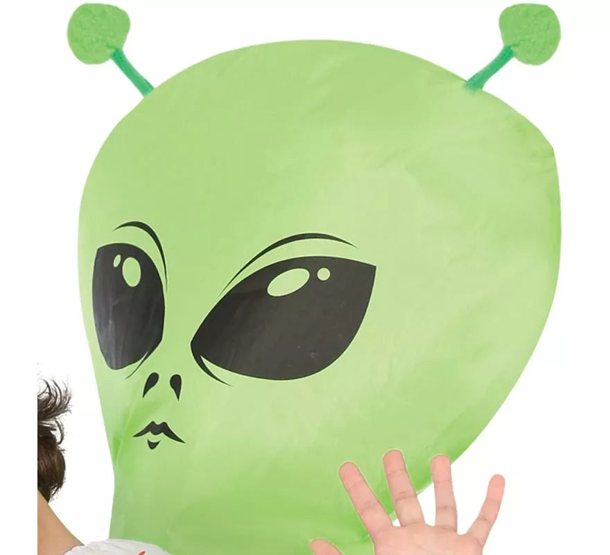 Translation missing: fr.Disfraz de Alien verde hinchable o inflable para niño