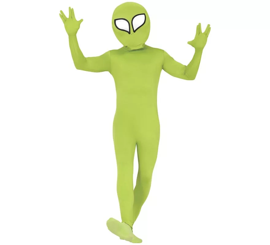 Translation missing: fr.Disfraz de Alien verde para hombre
