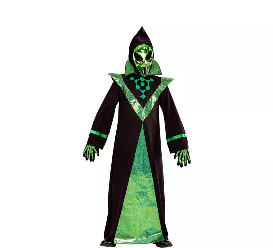 Translation missing: fr.Disfraz de Alienígena Espacial con Túnica para niño