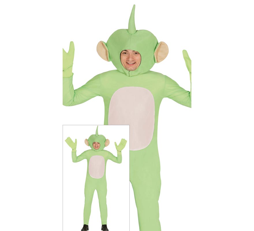 Translation missing: fr.Disfraz de Alienígena verde para hombre