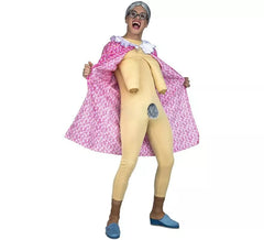 Déguisement de femme âgée exhibitionniste pour homme