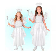 Costume d'ange blanc pour filles