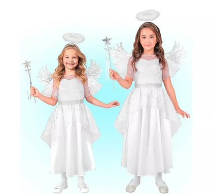 Disfraz de Ángel blanco para niña