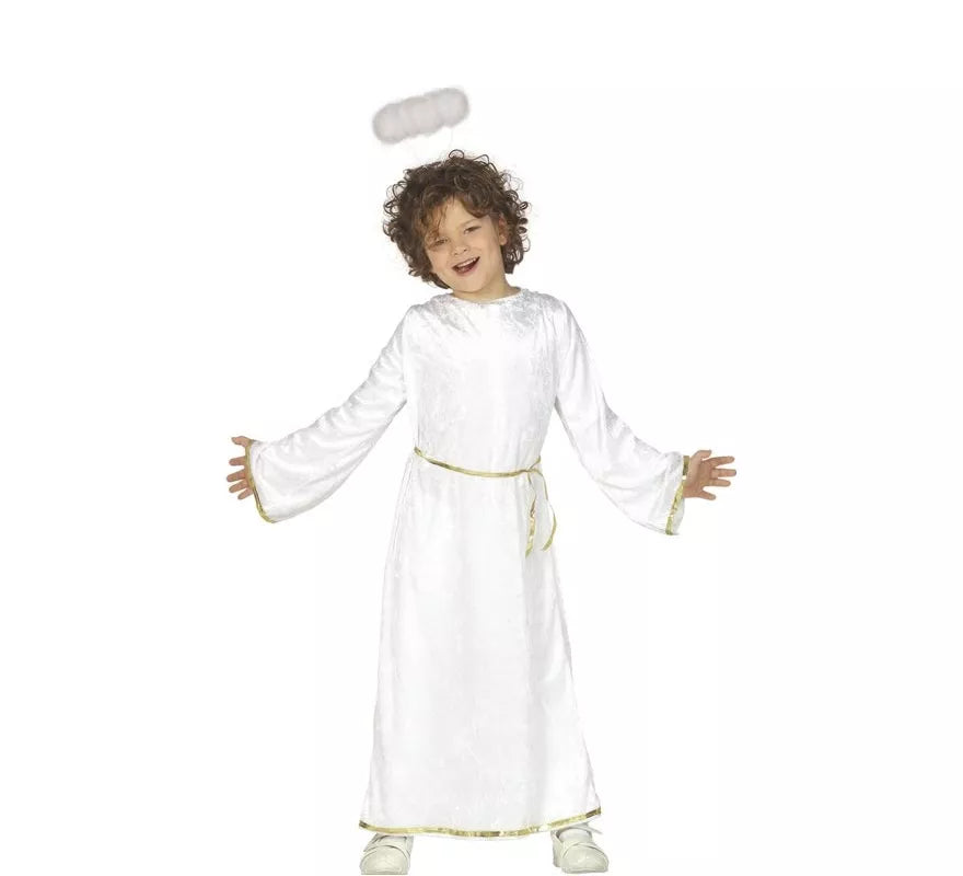 Translation missing: fr.Disfraz de Ángel Blanco para niños