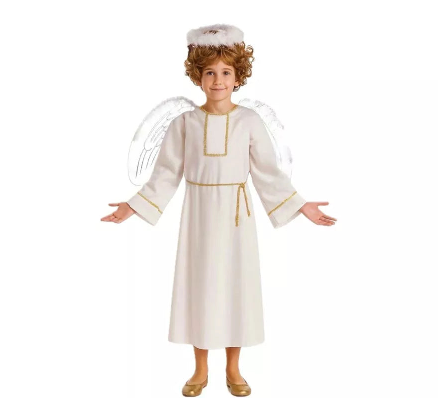 Translation missing: fr.Disfraz de Ángel Blanco para niños