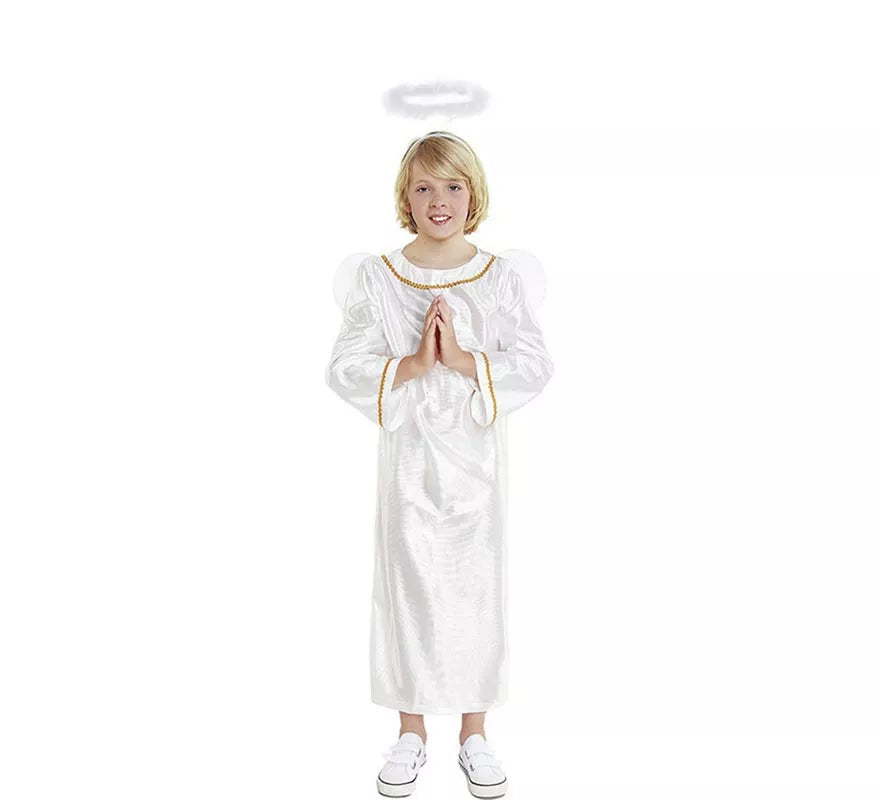 Translation missing: fr.Disfraz de Ángel con Alas y Halo para bebé y niños