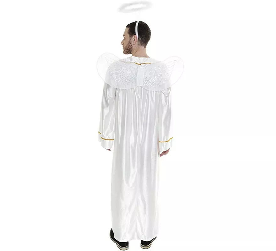 Translation missing: fr.Disfraz de Ángel con Alas y Halo para hombre