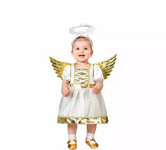 Déguisement d'ange avec bandeau et ailes pour bébé