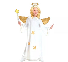 Costume d'ange avec étoiles pour enfants