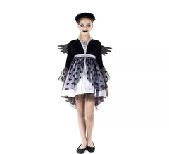 Déguisement d'ange noir fille