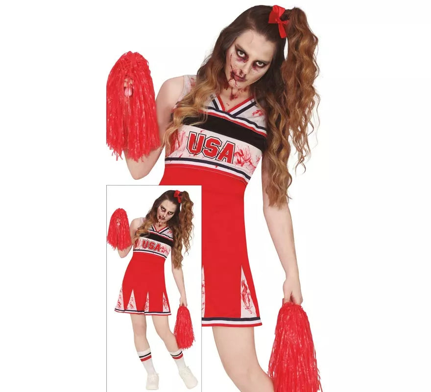 Translation missing: fr.Disfraz de Animadora Cheerleader Zombie