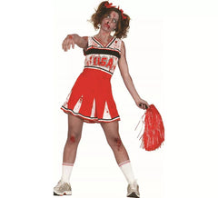 Déguisement de Cheerleader Zombie Ensanglantée pour femmes