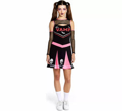 Costume de pom-pom girl vampire pour femme