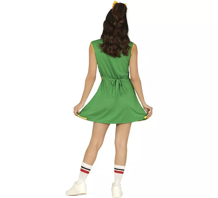 Translation missing: fr.Disfraz de Animadora verde para mujer