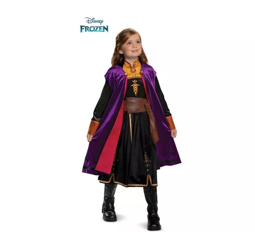 Translation missing: fr.Disfraz de Anna de Viaje Deluxe de Frozen 2 para niña