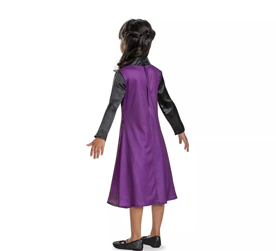 Translation missing: fr.Disfraz de Anna Frozen traje morado para niña