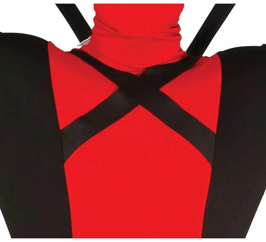 Translation missing: fr.Disfraz de Antihéroe rojo y negro para hombre
