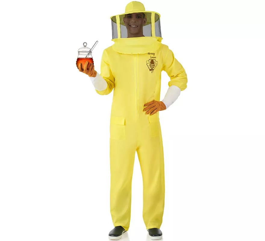 Translation missing: fr.Disfraz de Apicultor Profesional amarillo para hombre