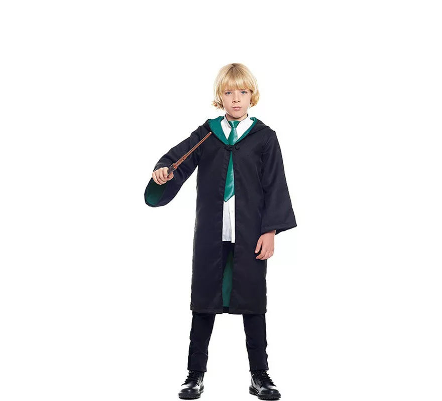 Translation missing: fr.Disfraz de Aprendíz de Mago Verde para niño