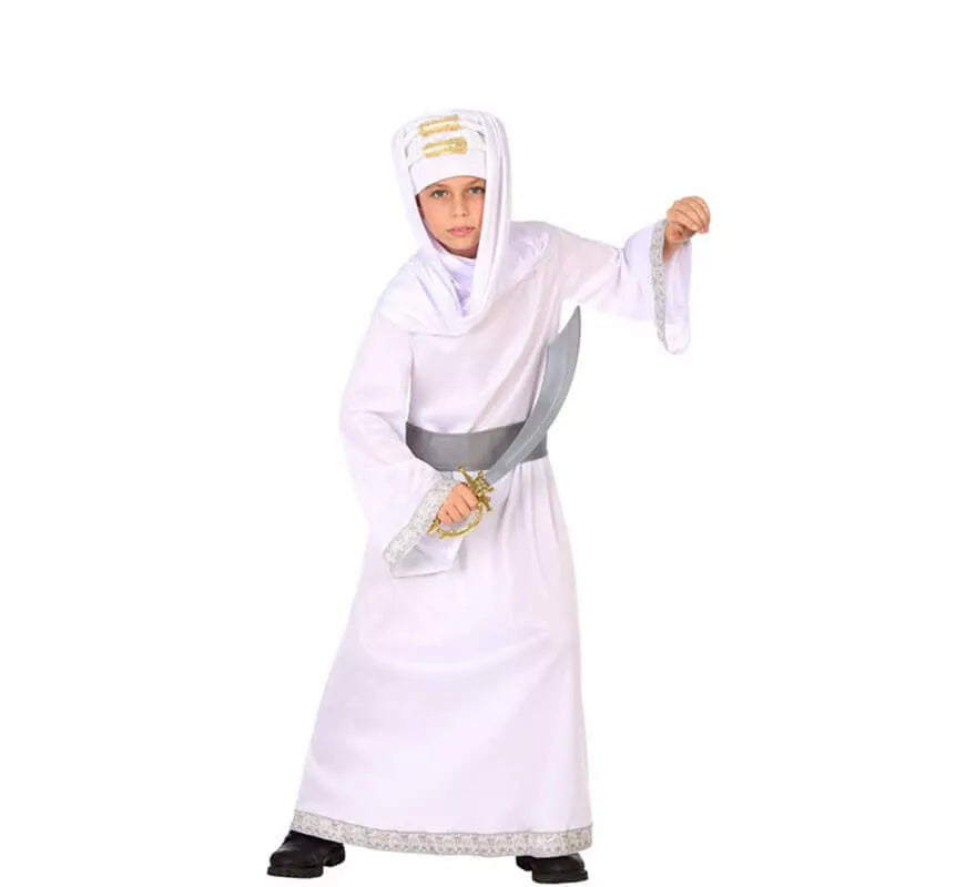Translation missing: fr.Disfraz de Árabe Blanco para niño