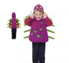 Déguisement d'araignée violette avec pattes pour enfant
