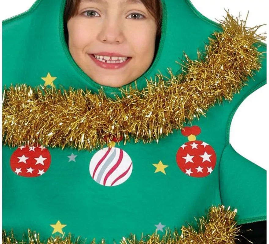 Translation missing: fr.Disfraz de Árbol de Navidad decorado con estrella para niños