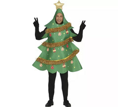 Costume d'arbre de Noël unisexe pour adulte