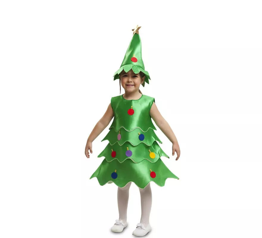Translation missing: fr.Disfraz de Árbol de Navidad para niña
