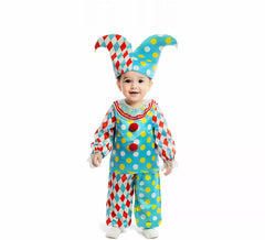 Déguisement d'arlequin bleu pour bébé