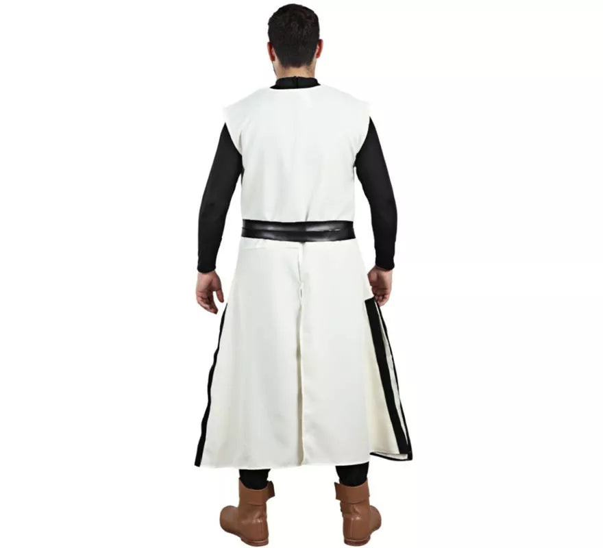 Translation missing: fr.Disfraz de Armero Medieval blanco para hombre