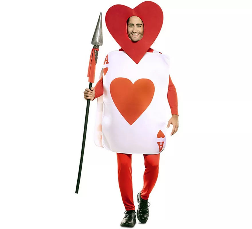 Translation missing: fr.Disfraz de As de Corazones para adultos