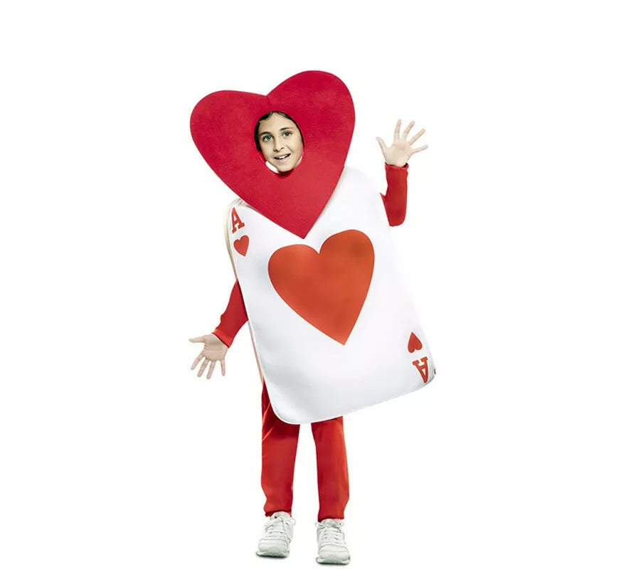 Translation missing: fr.Disfraz de As de Corazones para niños