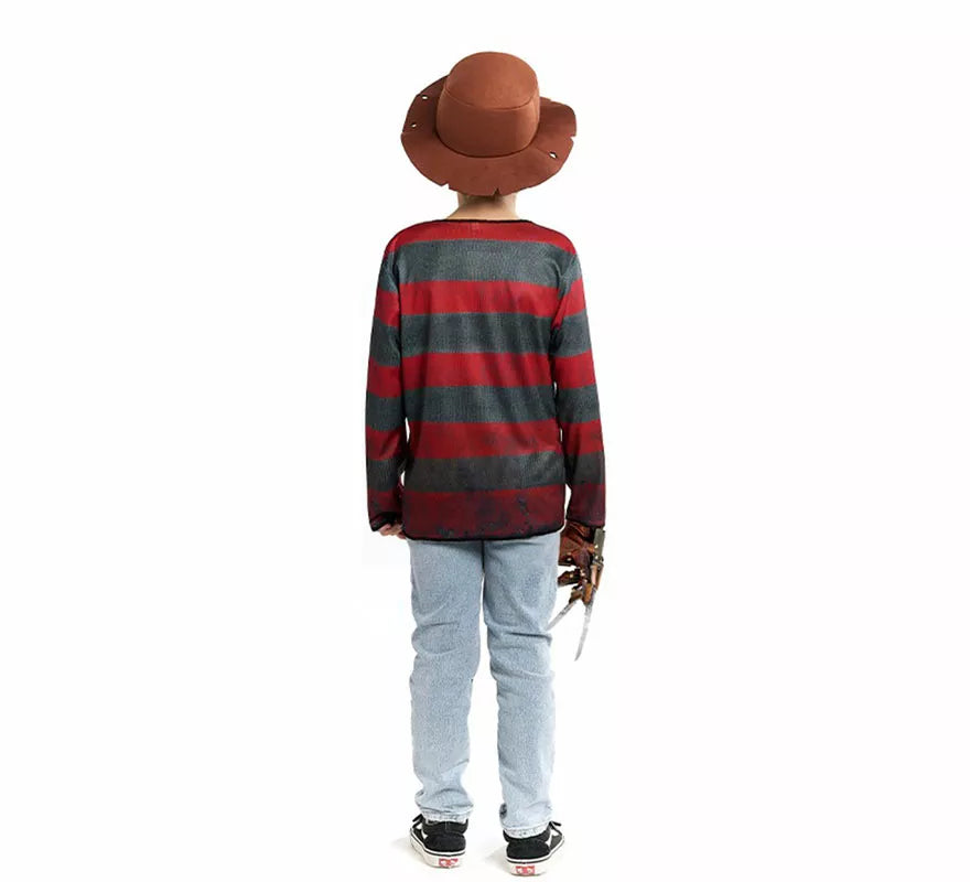Translation missing: fr.Disfraz de Asesino de Pesadilla con Sombrero para niño
