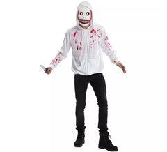 Costume d'assassin à capuche avec masque pour homme