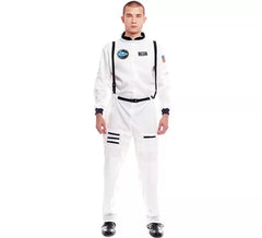 Déguisement badge astronaute blanc homme