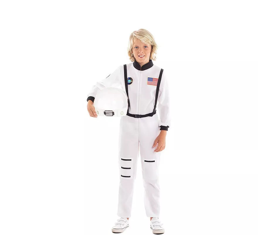 Translation missing: fr.Disfraz de Astronauta Blanco para niño