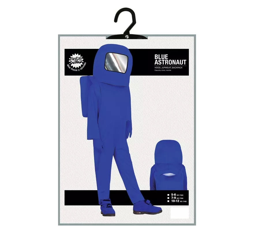 Translation missing: fr.Disfraz de Astronauta Impostor Azul para niños