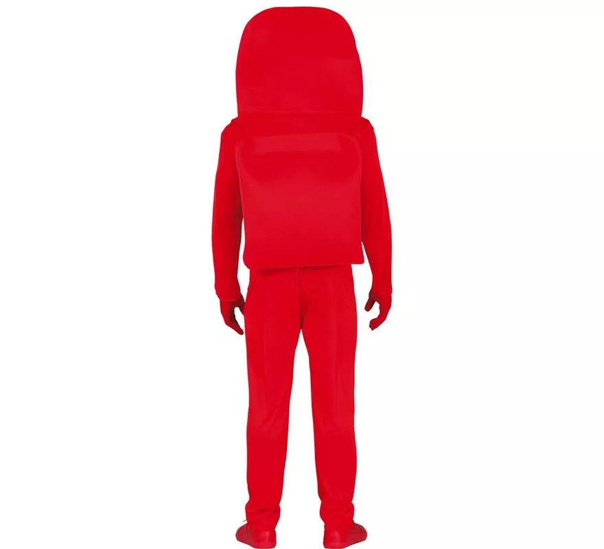 Translation missing: fr.Disfraz de Astronauta Impostor Rojo para adolescentes
